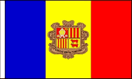 Andorra Table Flags